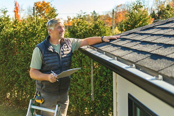 Professional Roofing technician working in Bedford, NH